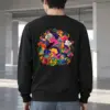 "Floral Cloud Lettering" Heavy Blend Unisex Crewneck Sweatshirt