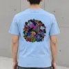 "Floral Cloud Lettering" Heavyweight Unisex Crewneck T-shirt | Gildan 5000