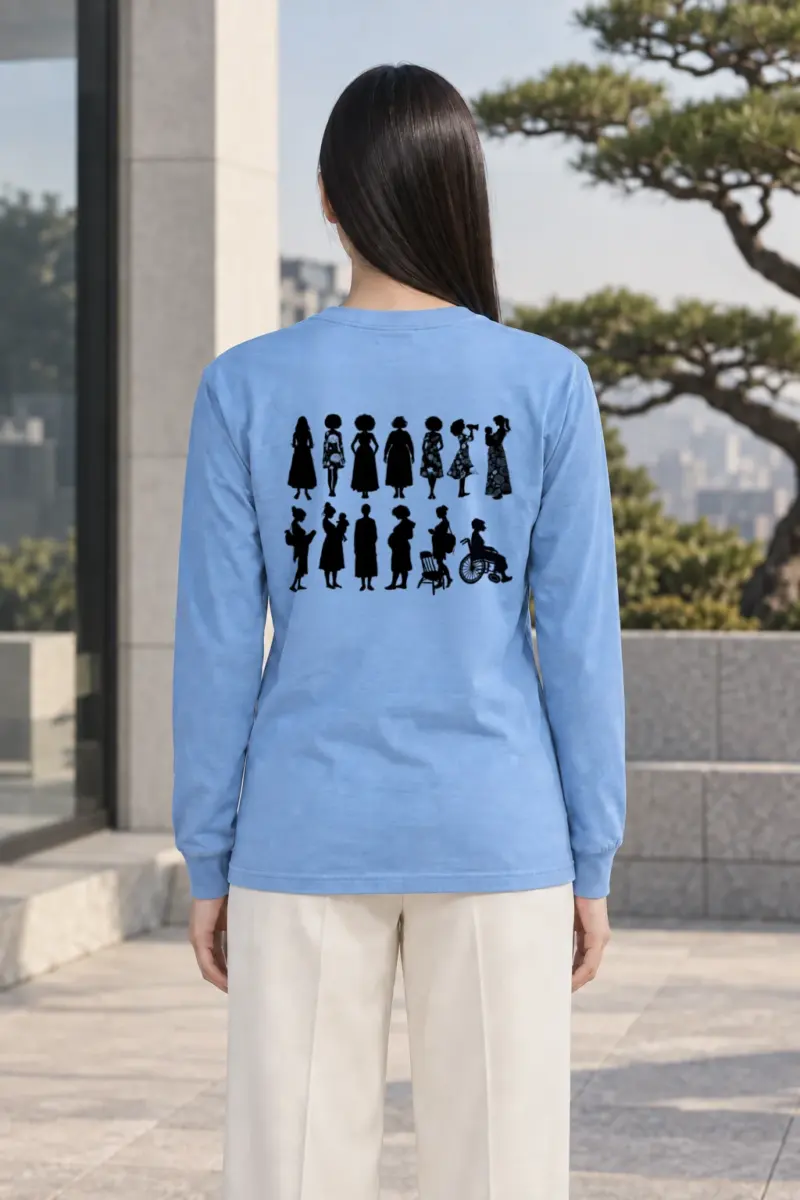 "Floral Figures" Unisex Longsleeve T-shirt | Gildan 2400
