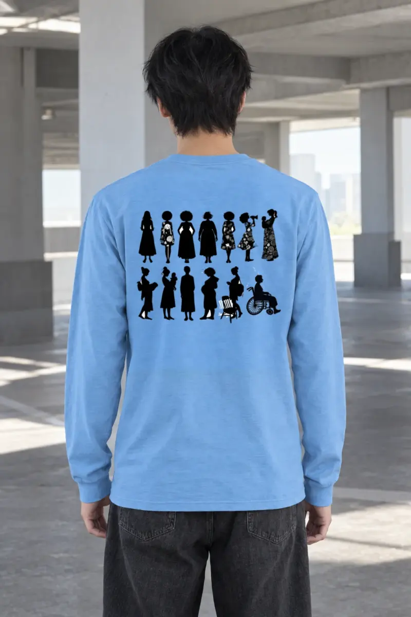 "Floral Figures" Unisex Longsleeve T-shirt