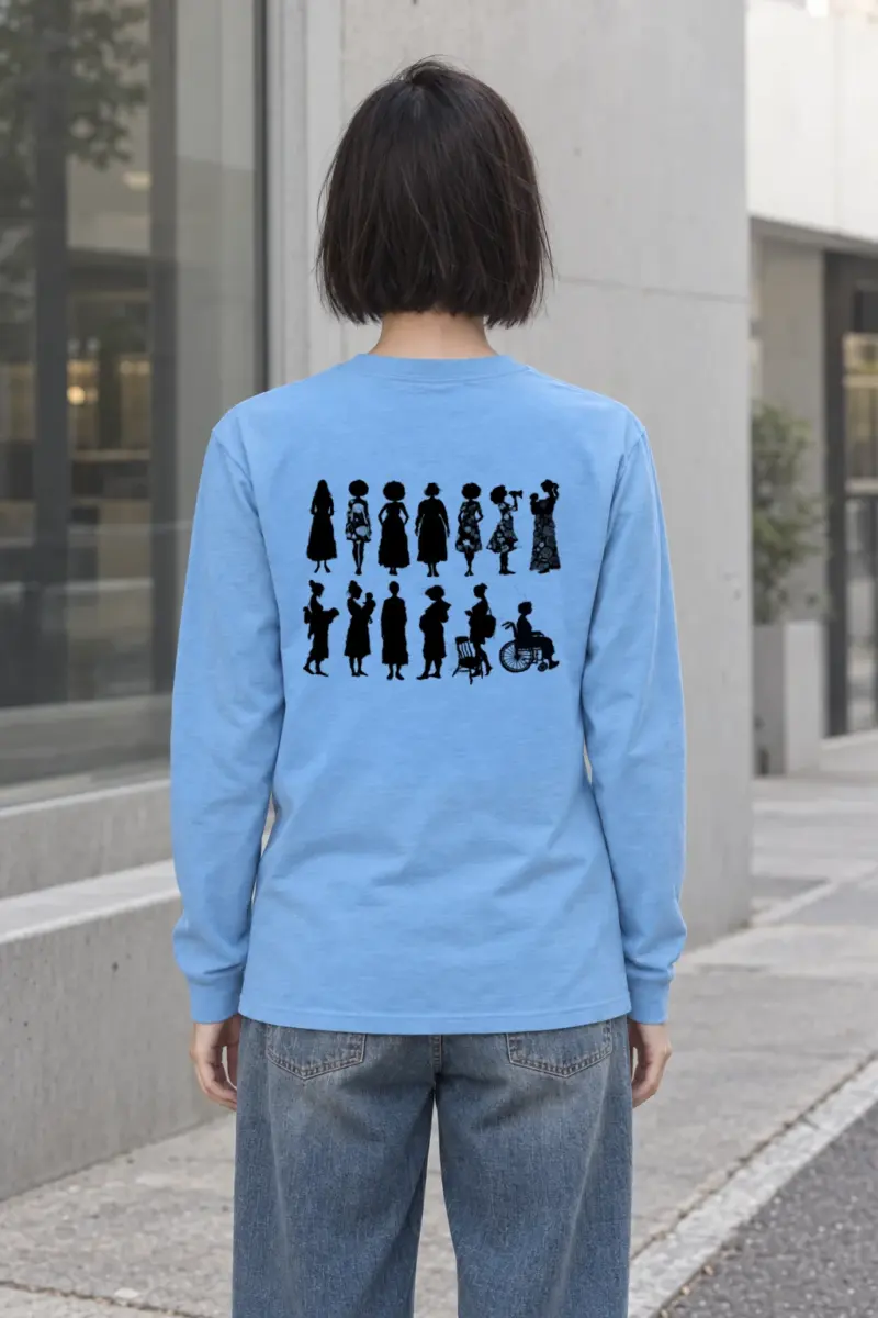 "Floral Figures" Unisex Longsleeve T-shirt