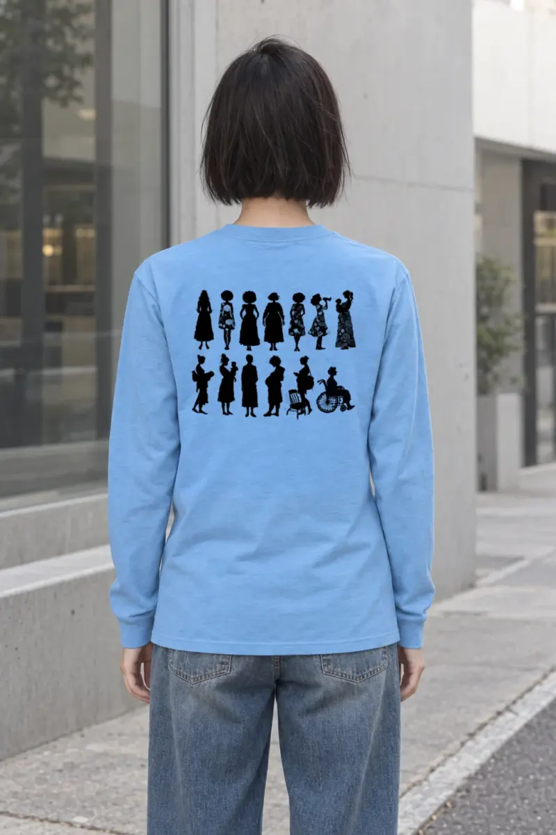 "Floral Figures" Unisex Longsleeve T-shirt