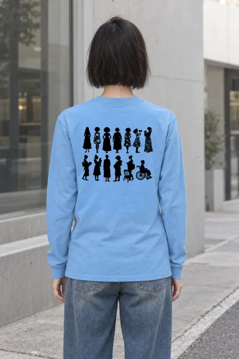 "Floral Figures" Unisex Longsleeve T-shirt