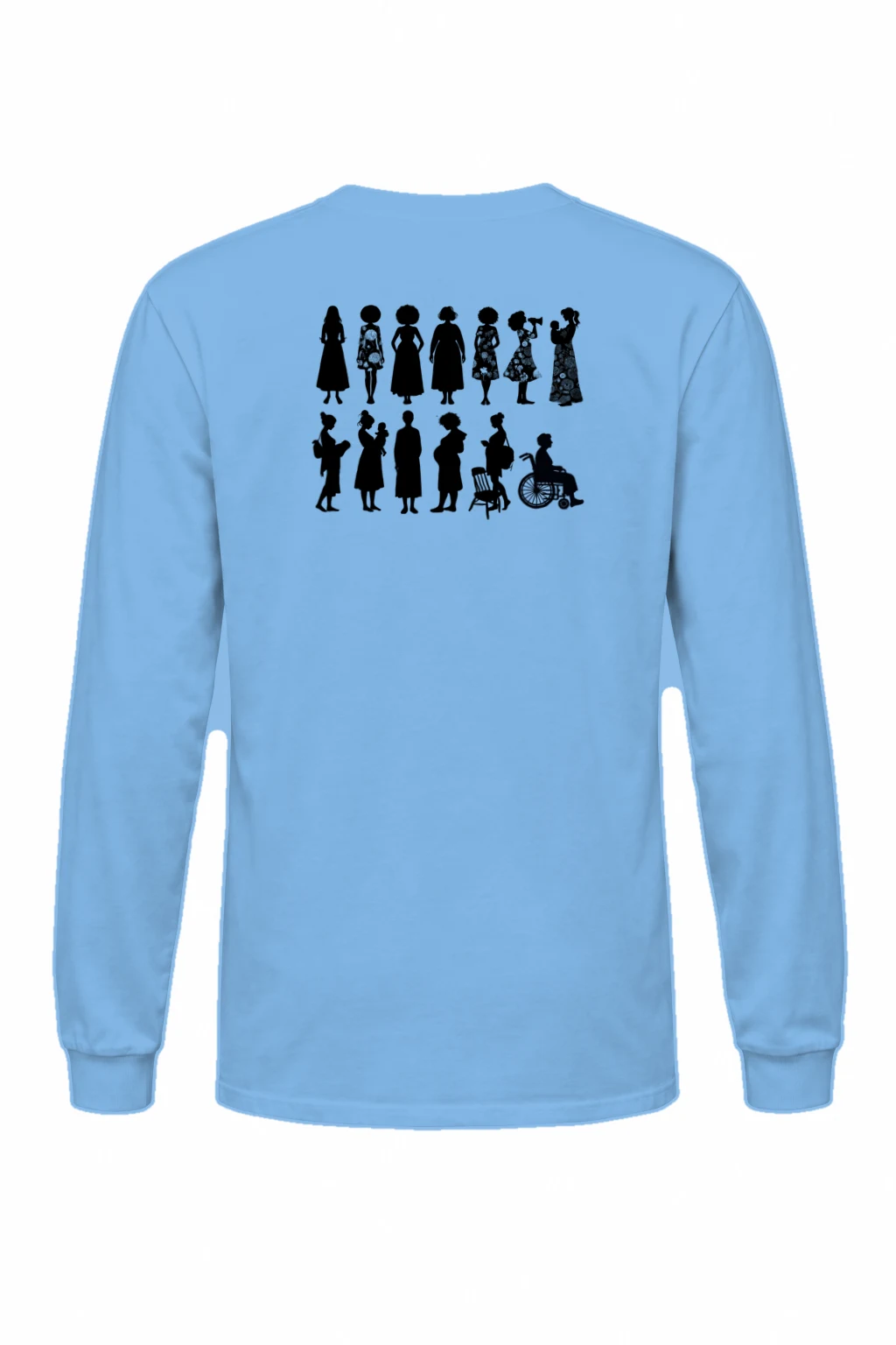 "Floral Figures" Unisex Longsleeve T-shirt | Gildan 2400