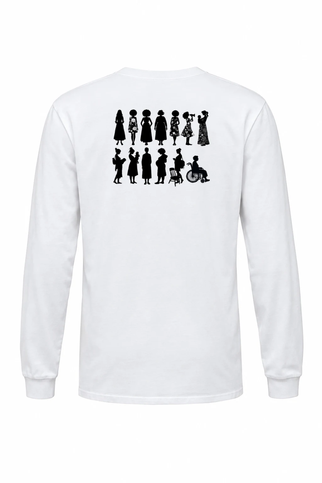 "Floral Figures" Unisex Longsleeve T-shirt | Gildan 2400