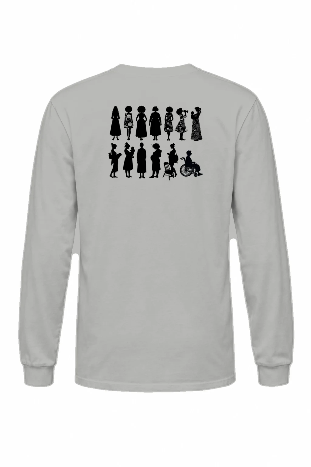 "Floral Figures" Unisex Longsleeve T-shirt | Gildan 2400