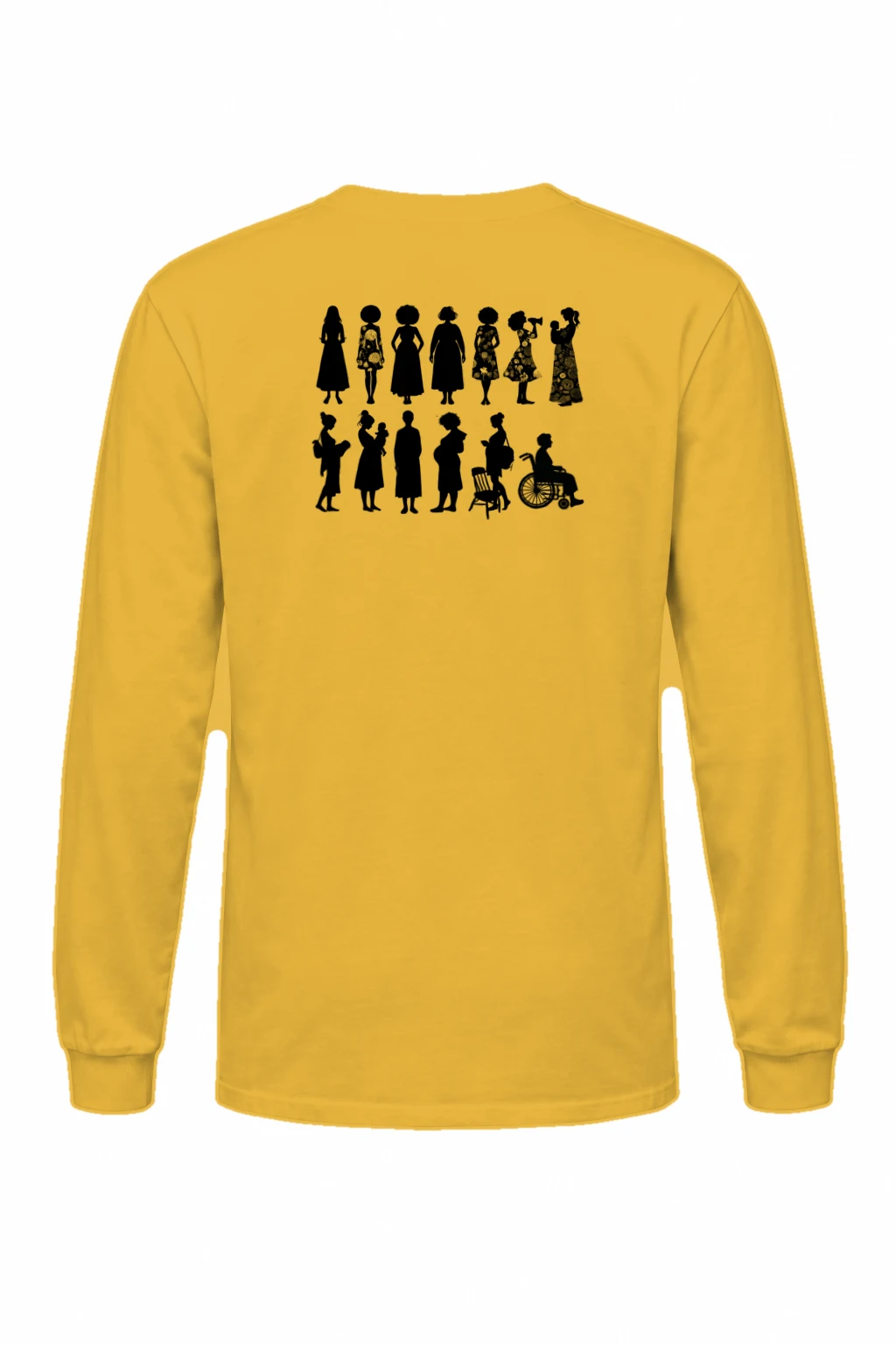 "Floral Figures" Unisex Longsleeve T-shirt | Gildan 2400