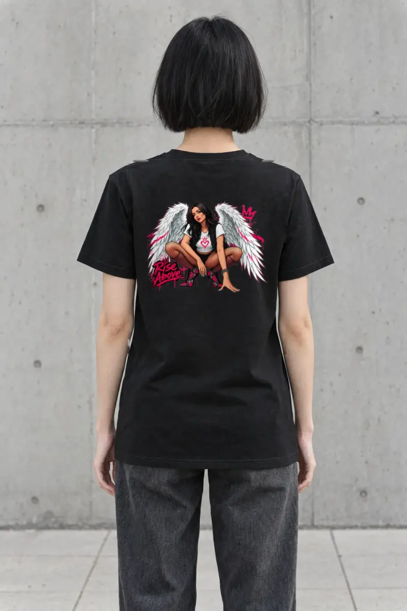 "Floral Flight" Heavyweight Unisex Crewneck T-shirt