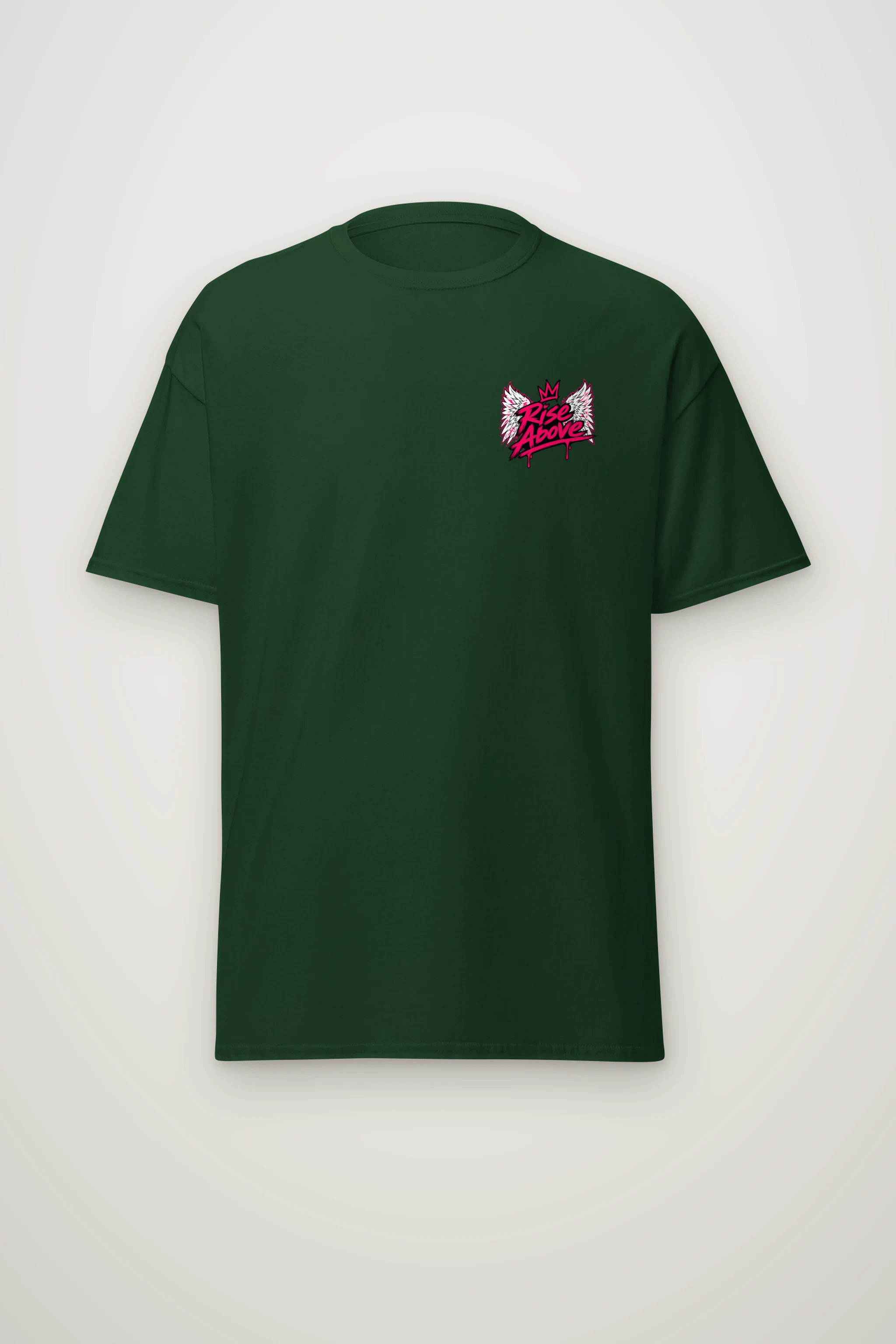 "Floral Flight" Heavyweight Unisex Crewneck T-shirt
