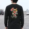 "Floral Grace Profile" Unisex Longsleeve T-shirt
