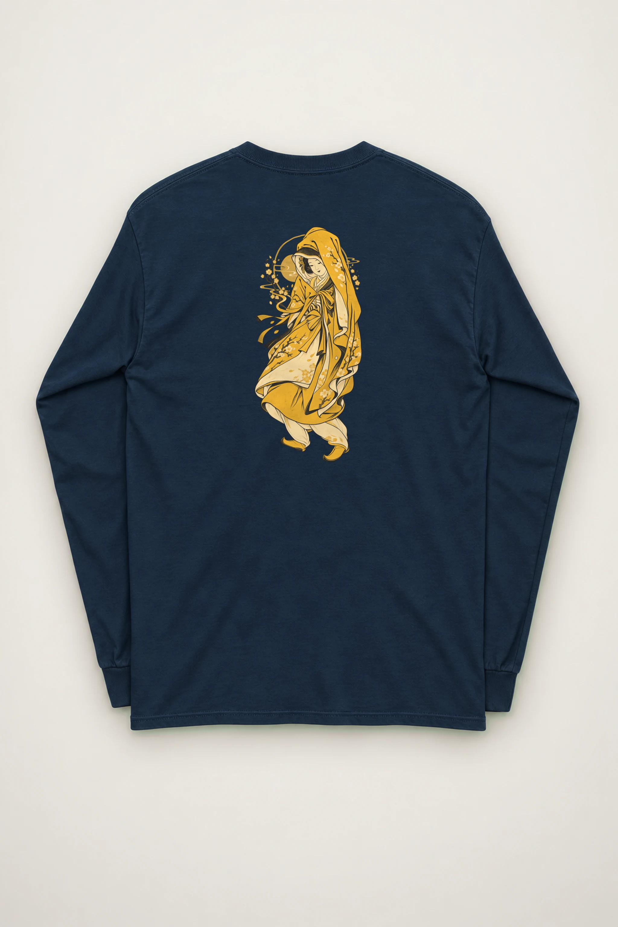"Floral Hooded Muse" Unisex Longsleeve T-shirt