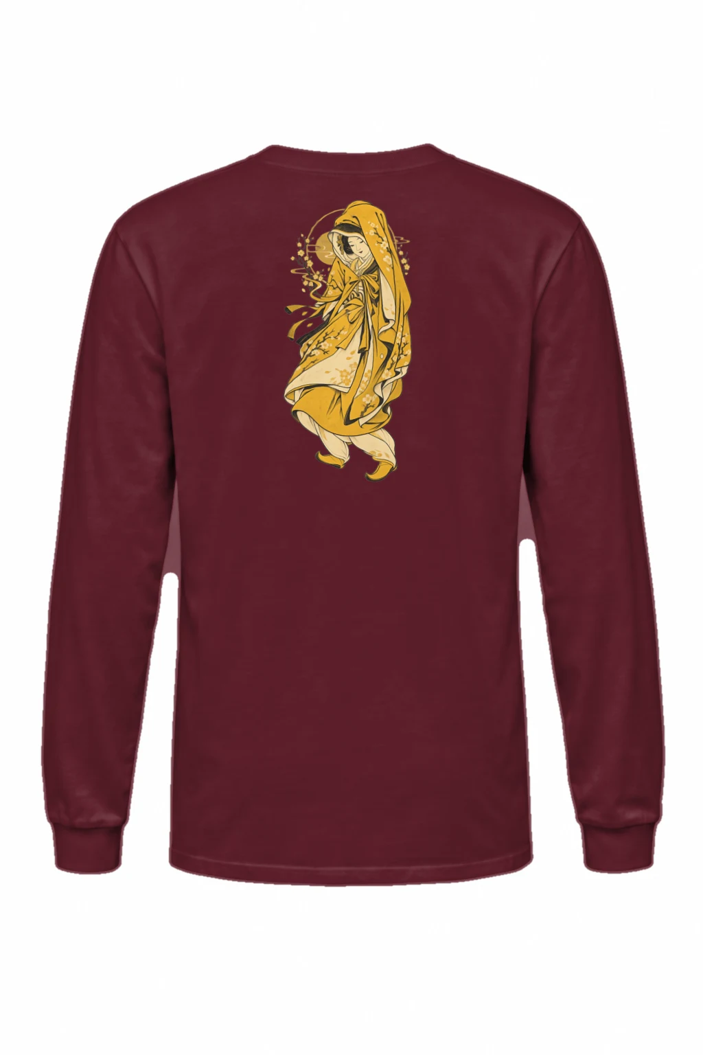 "Floral Hooded Muse" Unisex Longsleeve T-shirt | Gildan 2400
