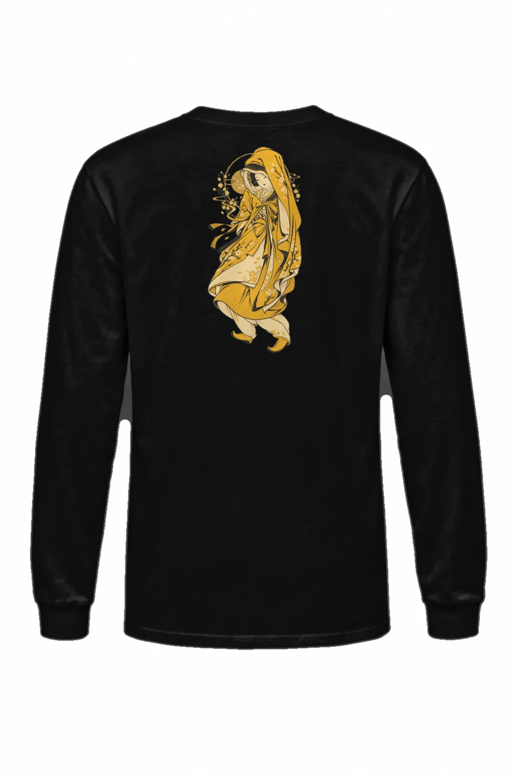 "Floral Hooded Muse" Unisex Longsleeve T-shirt | Gildan 2400