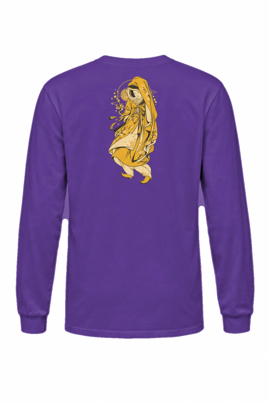 "Floral Hooded Muse" Unisex Longsleeve T-shirt | Gildan 2400