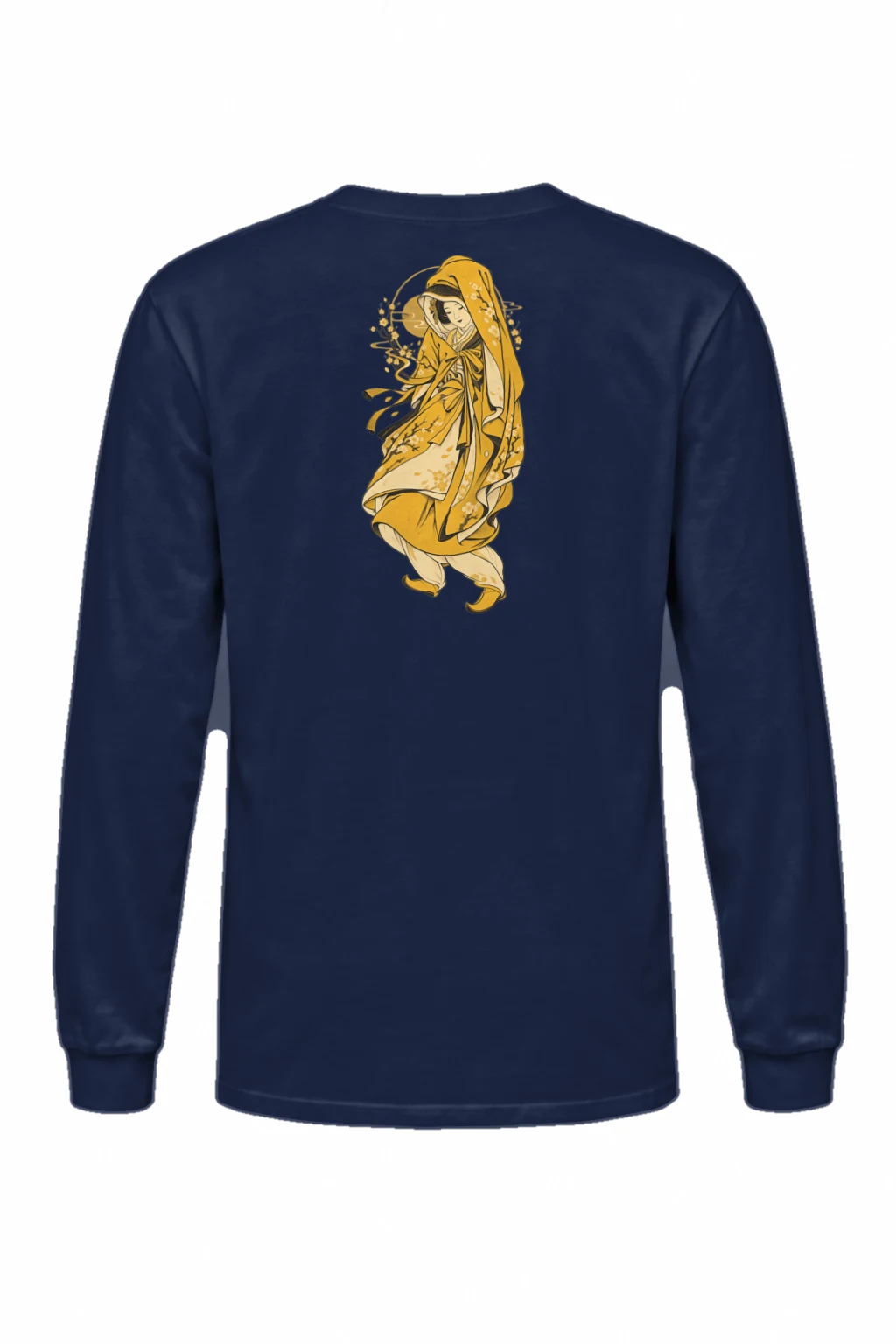 "Floral Hooded Muse" Unisex Longsleeve T-shirt | Gildan 2400