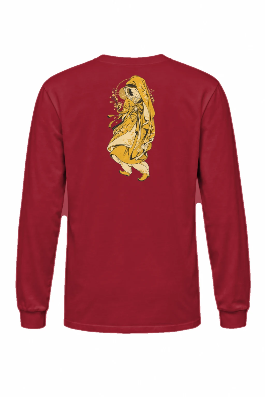 "Floral Hooded Muse" Unisex Longsleeve T-shirt | Gildan 2400