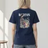 "Floral Kimono Muse" Heavyweight Unisex Crewneck T-shirt