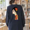"Floral Kimono Muse" Unisex Longsleeve T-shirt | Gildan 2400