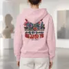 "Floral Korean Typography" Heavy Blend Unisex Pullover Hoodie | Gildan 18500