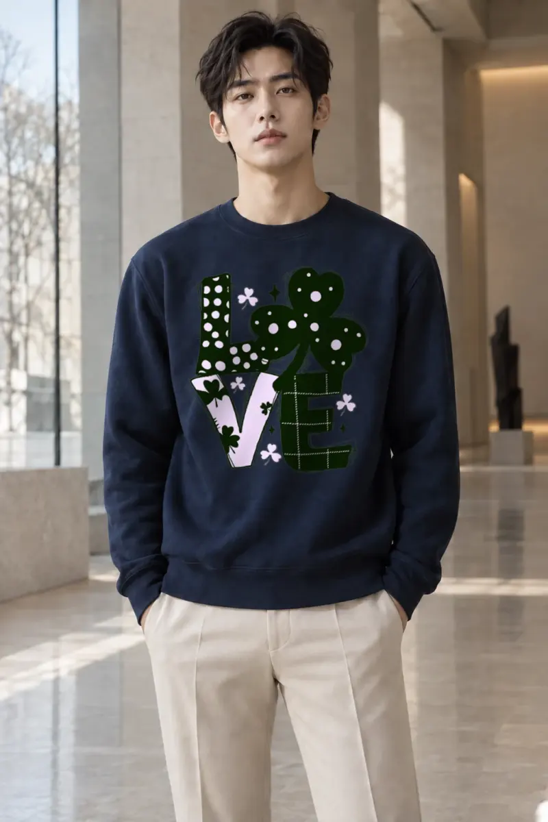 "Floral Love" Heavy Blend Unisex Crewneck Sweatshirt | Gildan 18000