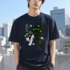 "Floral Love Lettering" Heavyweight Unisex Crewneck T-shirt | Gildan 5000