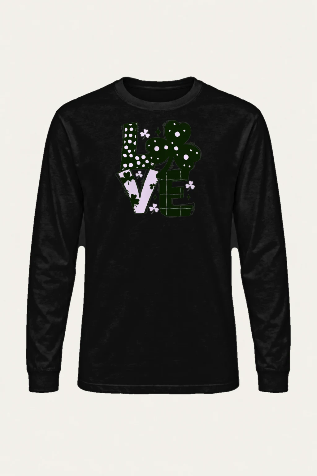 "Floral Love Lettering" Unisex Longsleeve T-shirt | Gildan 2400