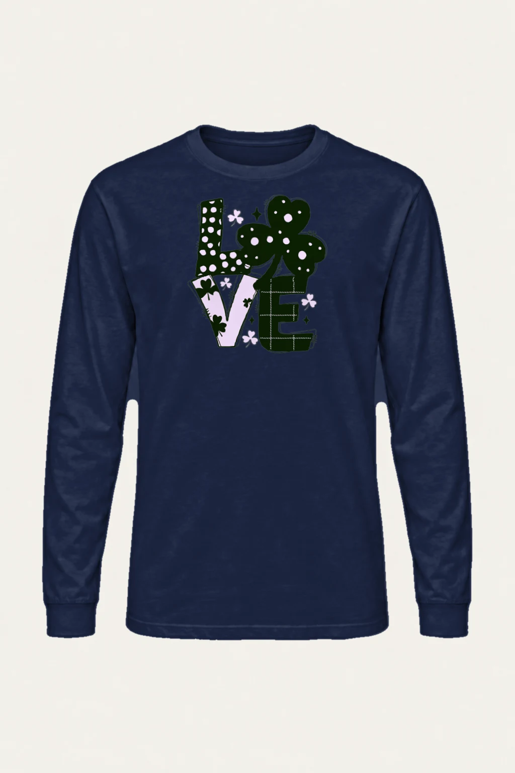 "Floral Love Lettering" Unisex Longsleeve T-shirt | Gildan 2400