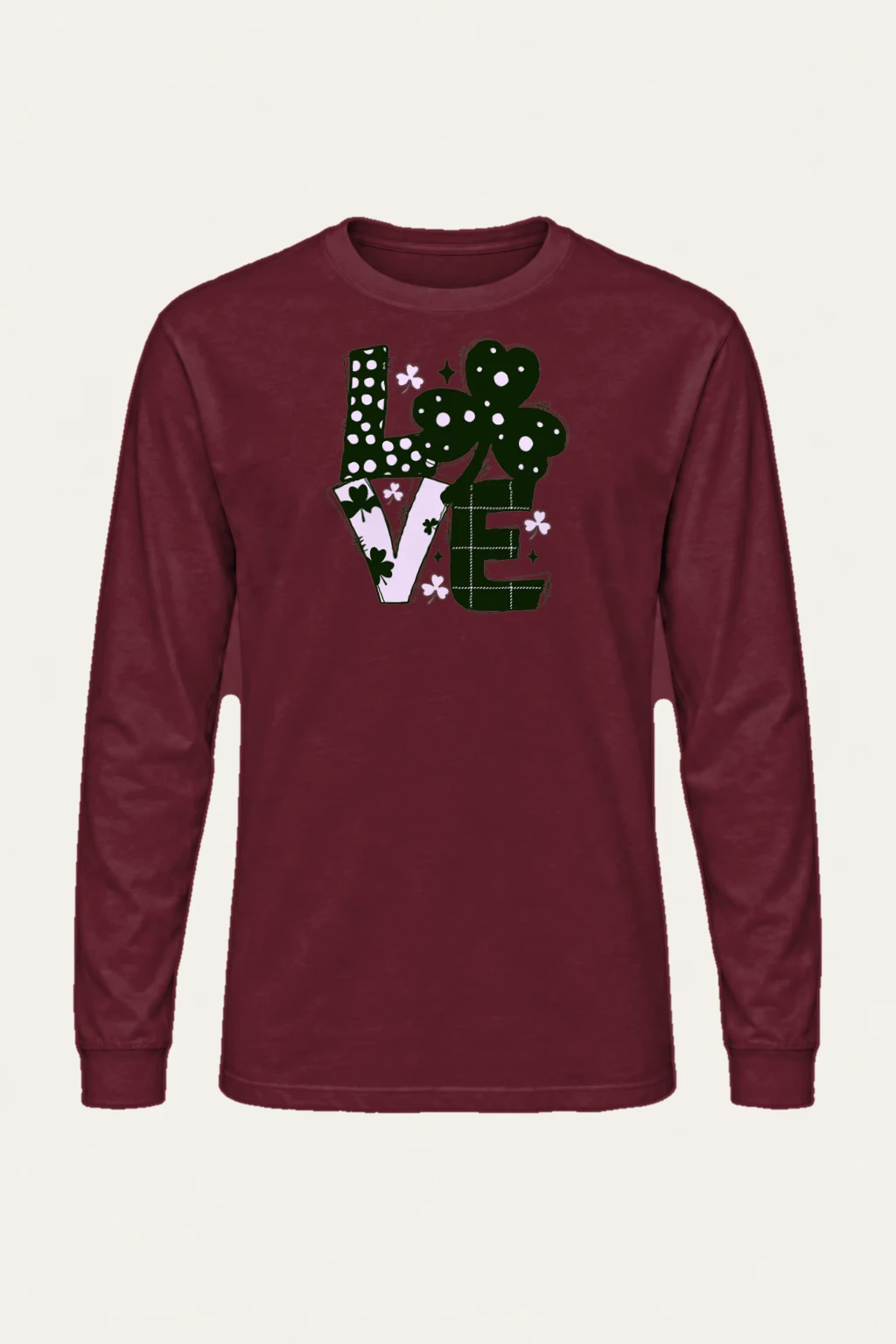 "Floral Love Lettering" Unisex Longsleeve T-shirt | Gildan 2400