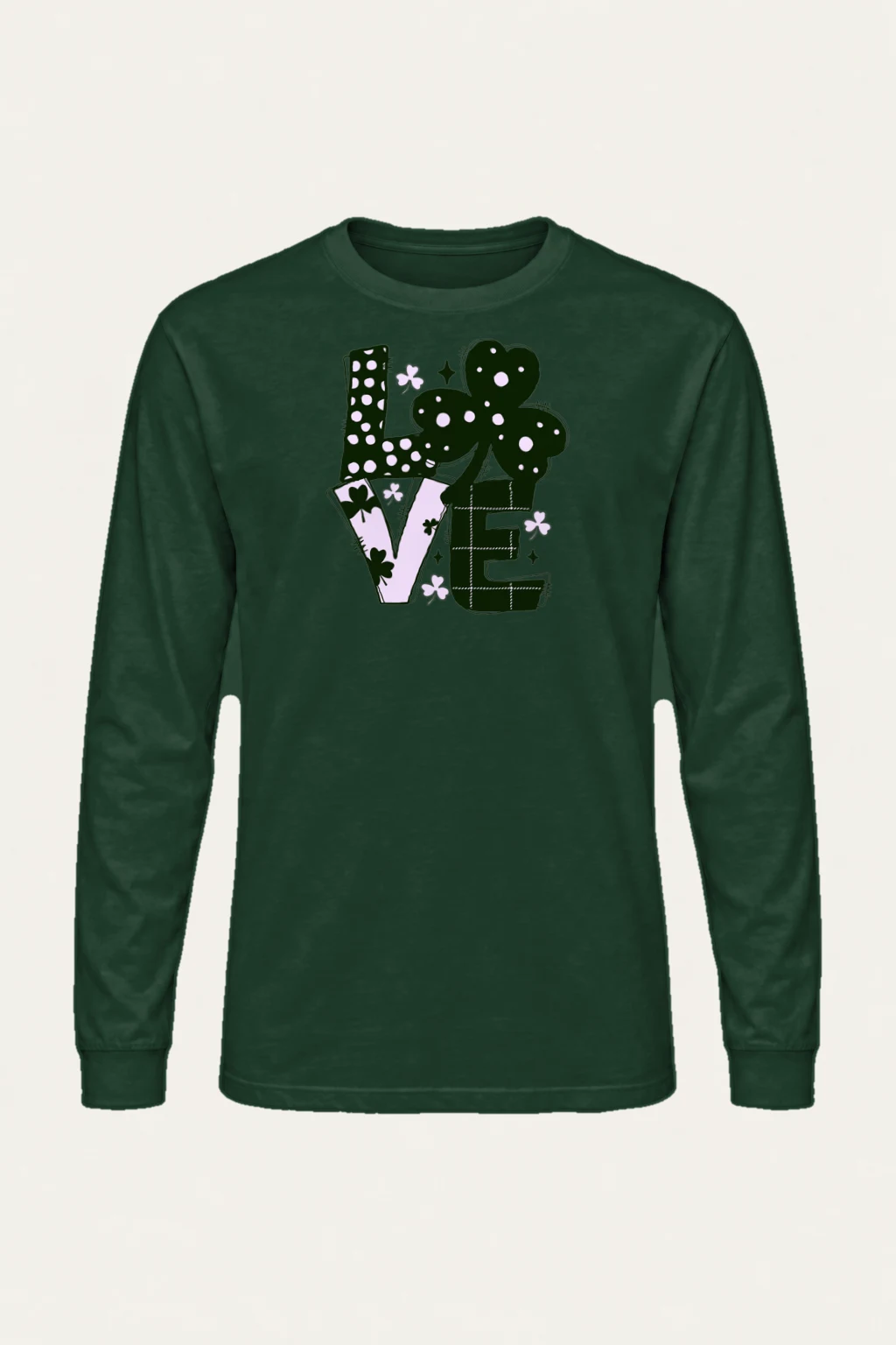 "Floral Love Lettering" Unisex Longsleeve T-shirt | Gildan 2400