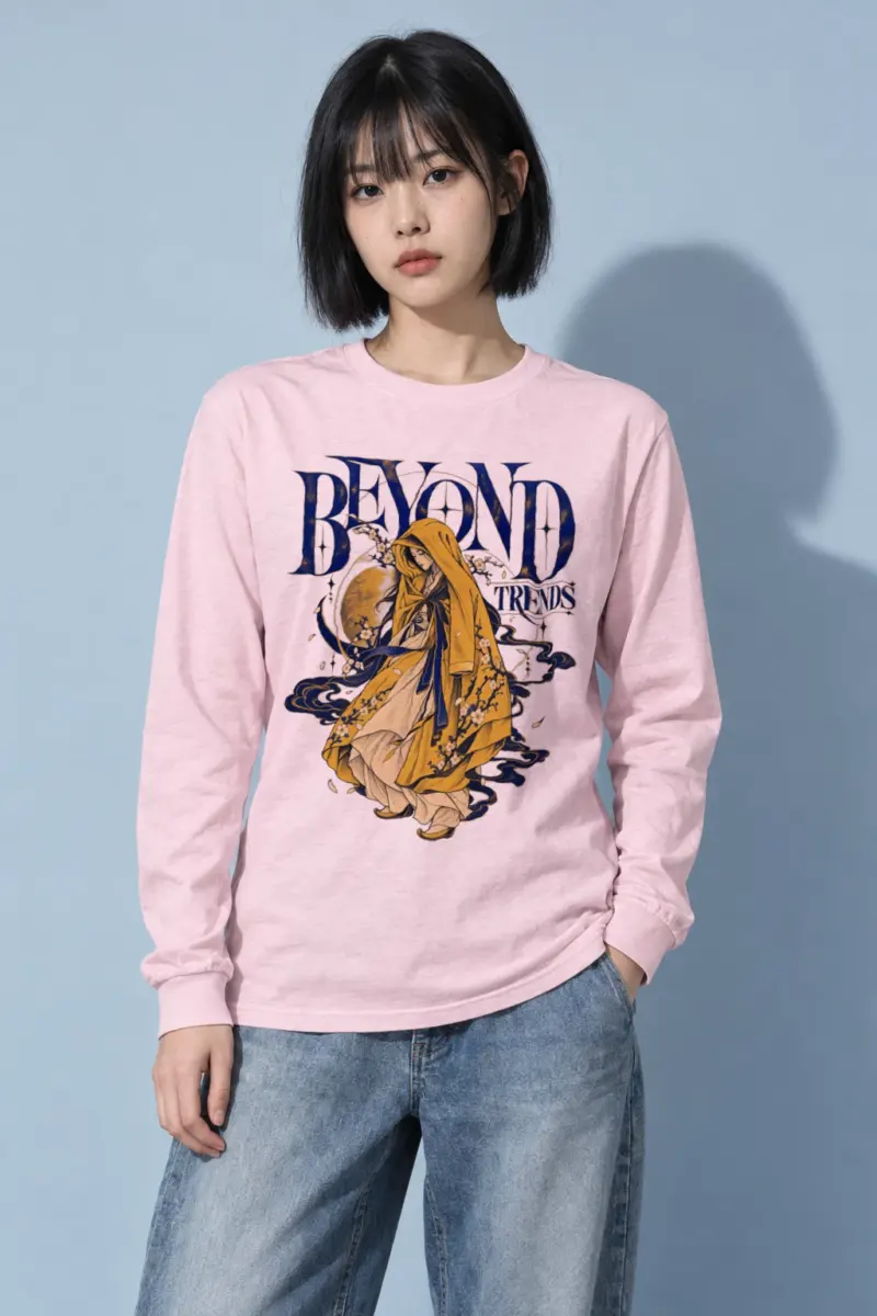 "Floral Nightfall" Unisex Longsleeve T-shirt