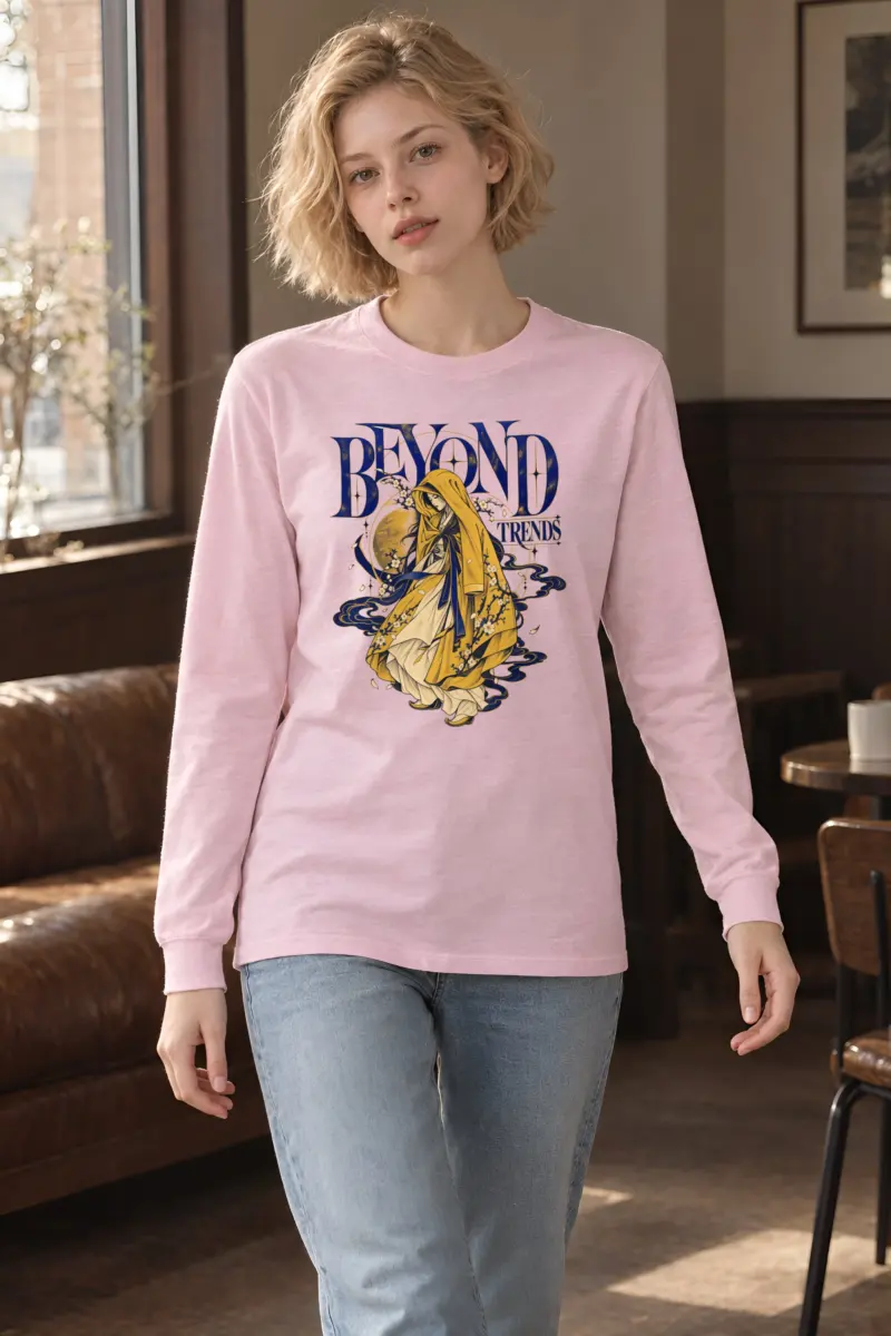 "Floral Nightfall" Unisex Longsleeve T-shirt