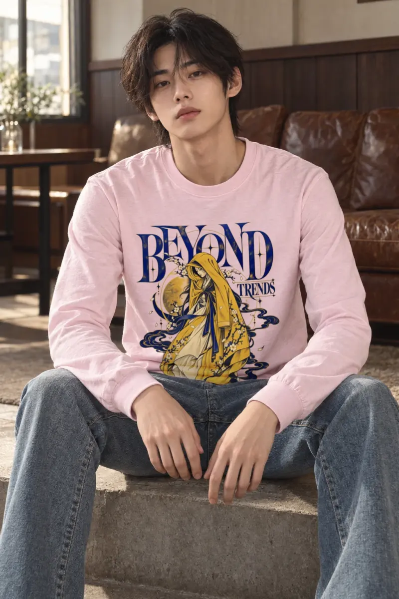 "Floral Nightfall" Unisex Longsleeve T-shirt