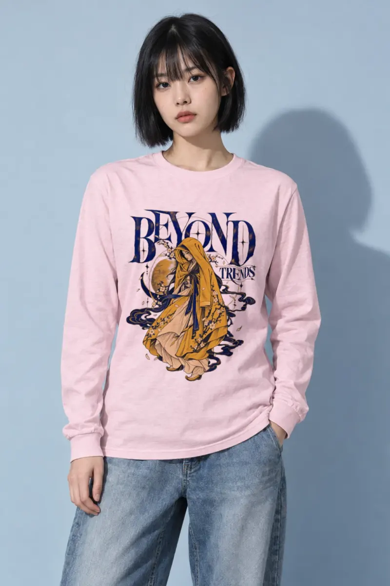 "Floral Nightfall" Unisex Longsleeve T-shirt