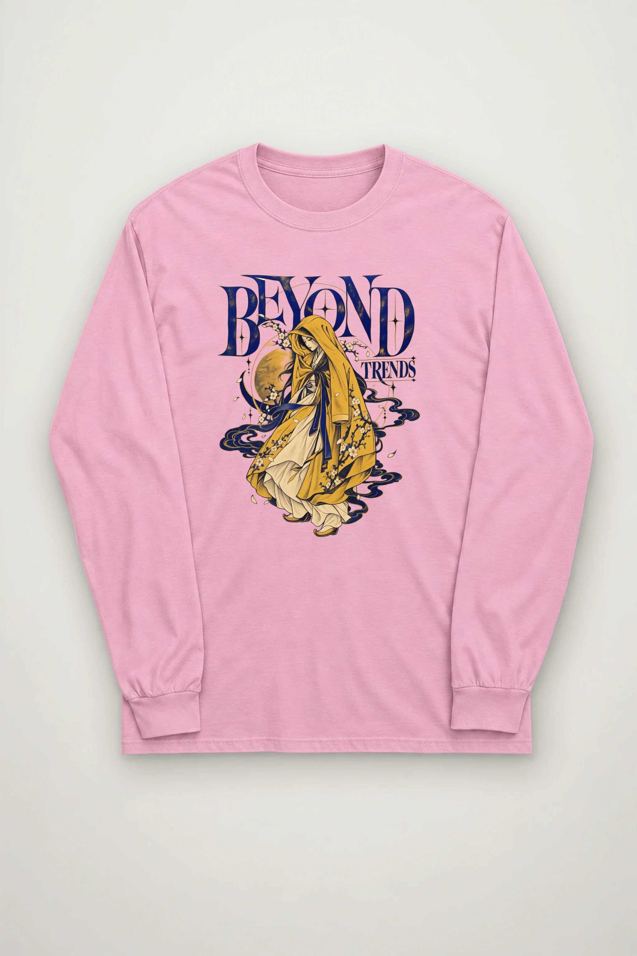 "Floral Nightfall" Unisex Longsleeve T-shirt