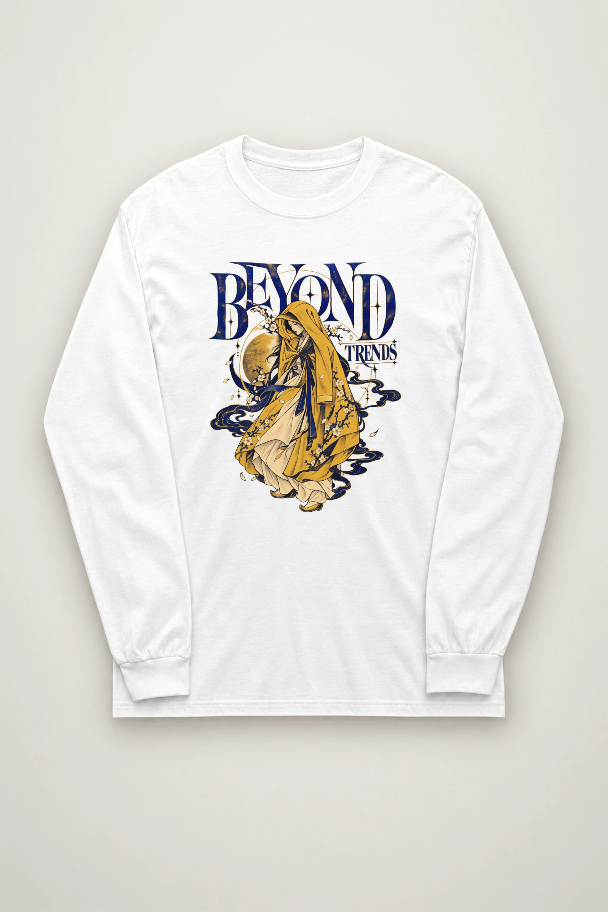 "Floral Nightfall" Unisex Longsleeve T-shirt