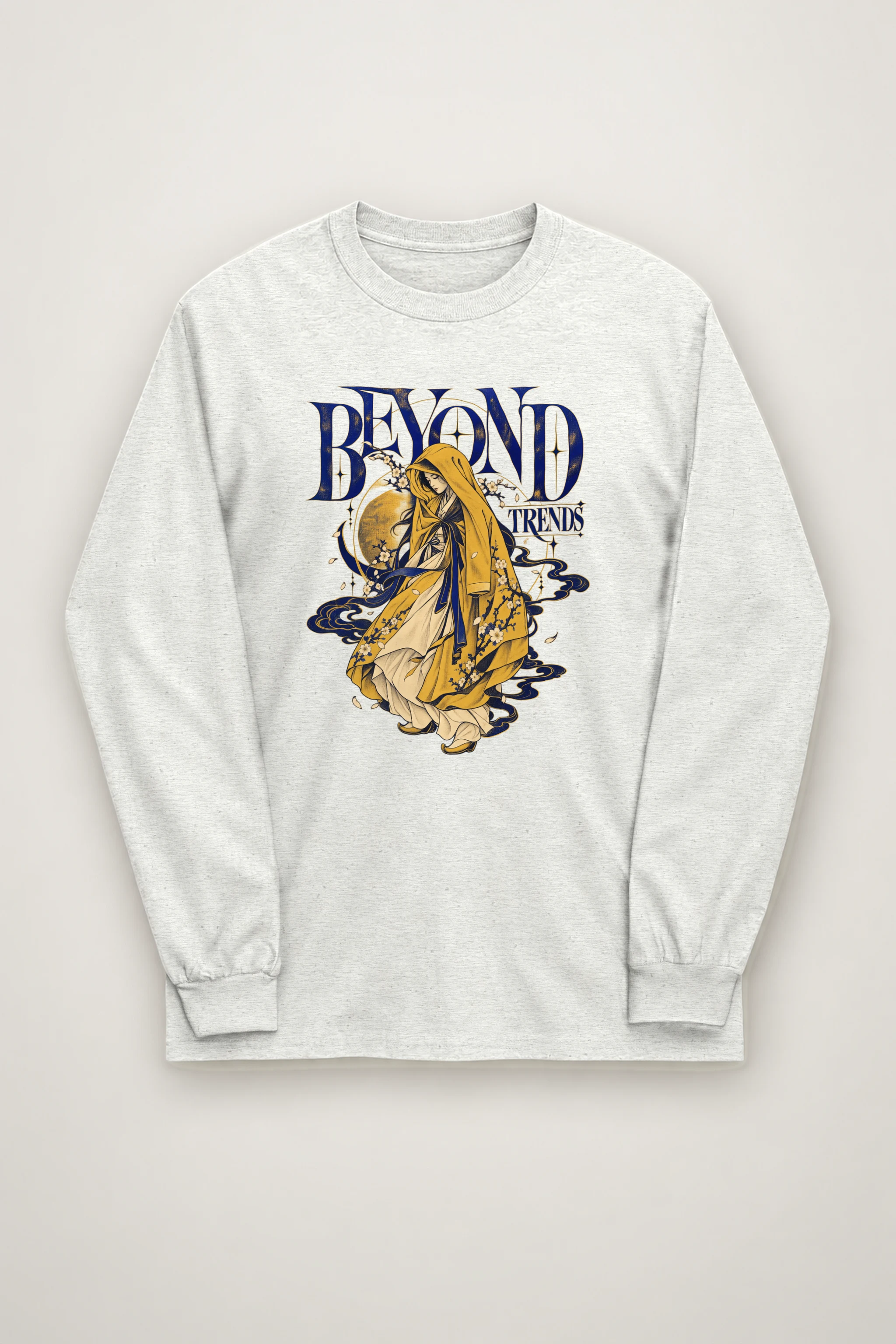 "Floral Nightfall" Unisex Longsleeve T-shirt