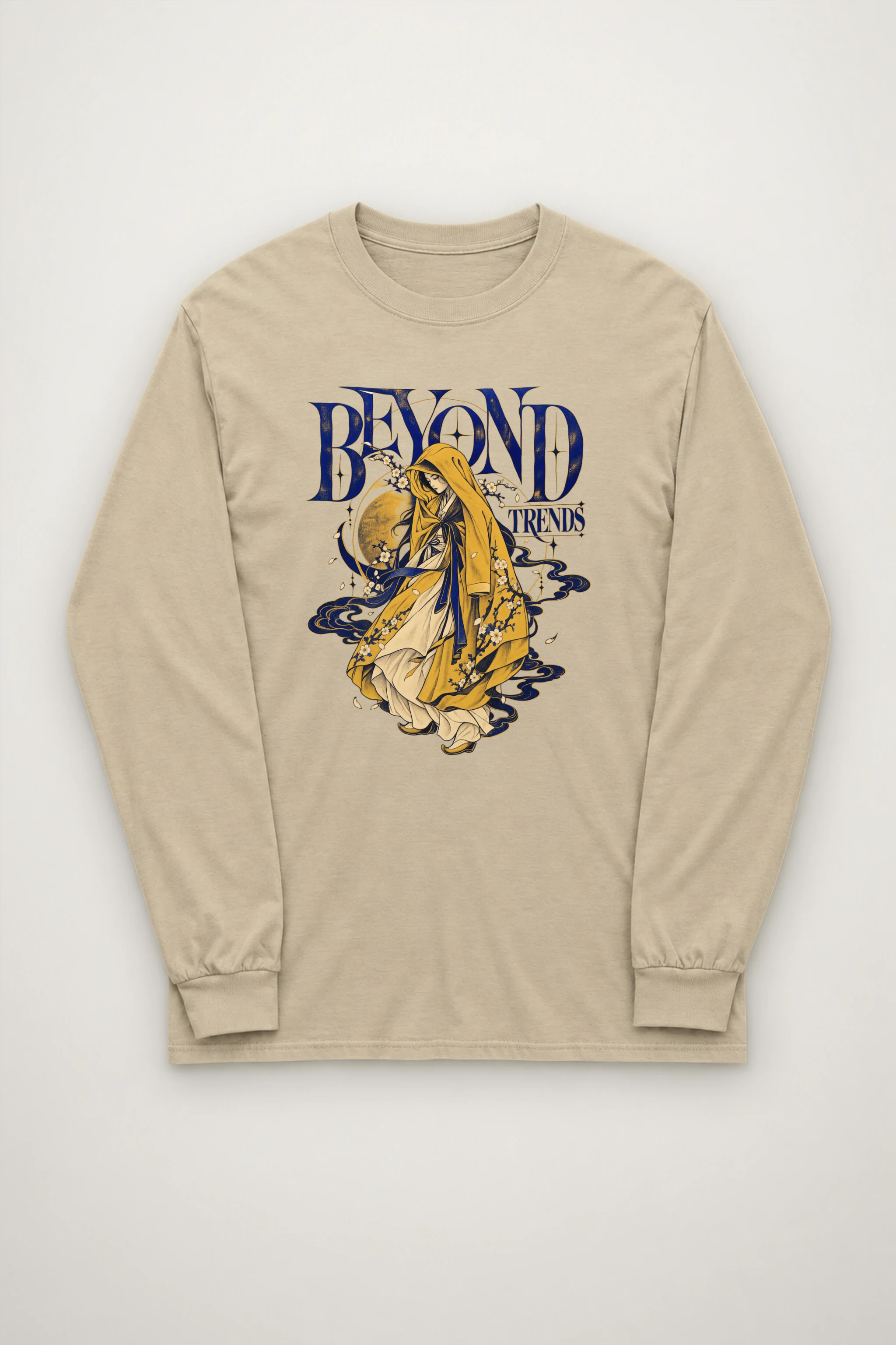 "Floral Nightfall" Unisex Longsleeve T-shirt
