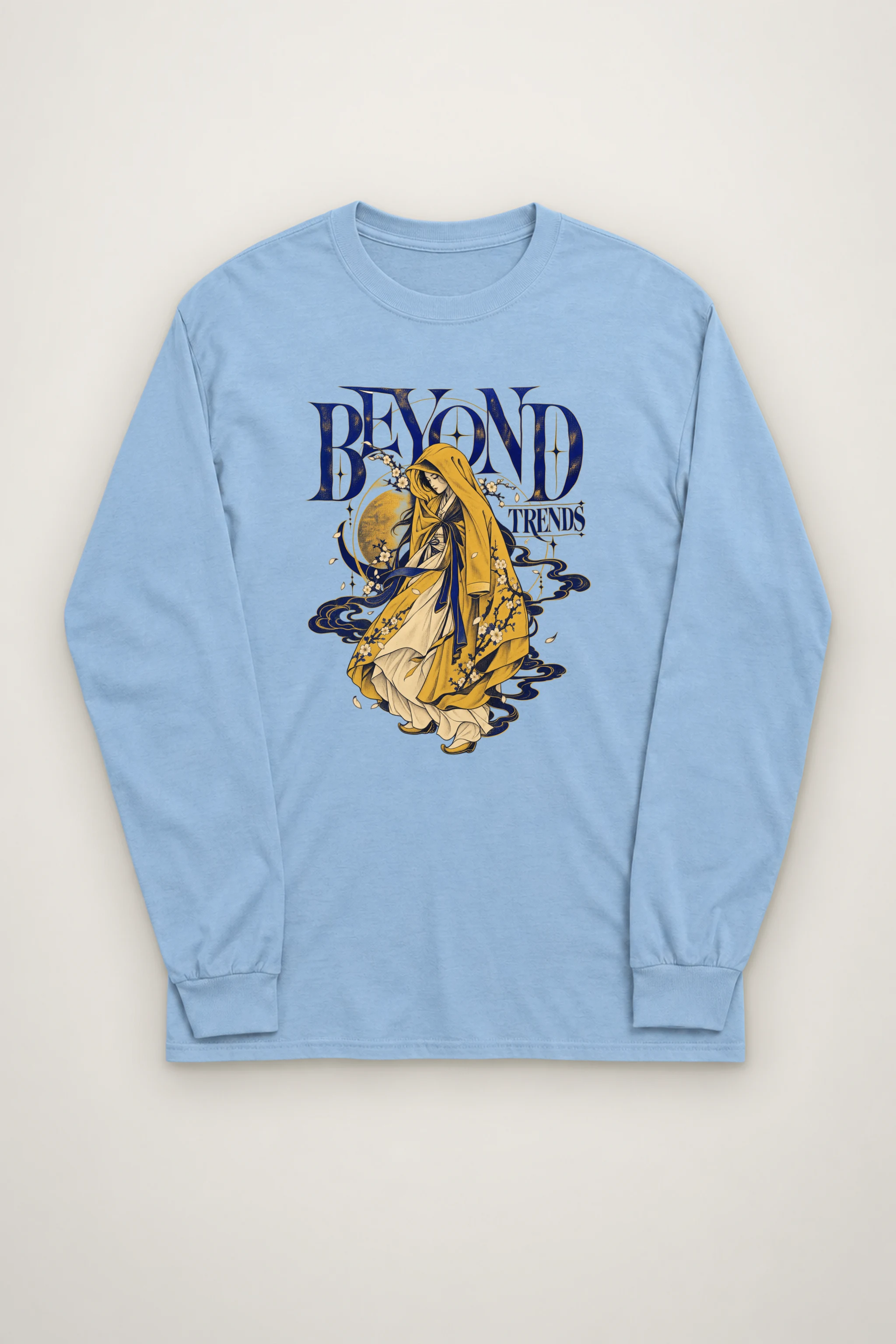 "Floral Nightfall" Unisex Longsleeve T-shirt
