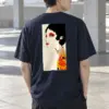 "Floral Profile Pop" Heavyweight Unisex Crewneck T-shirt | Gildan 5000
