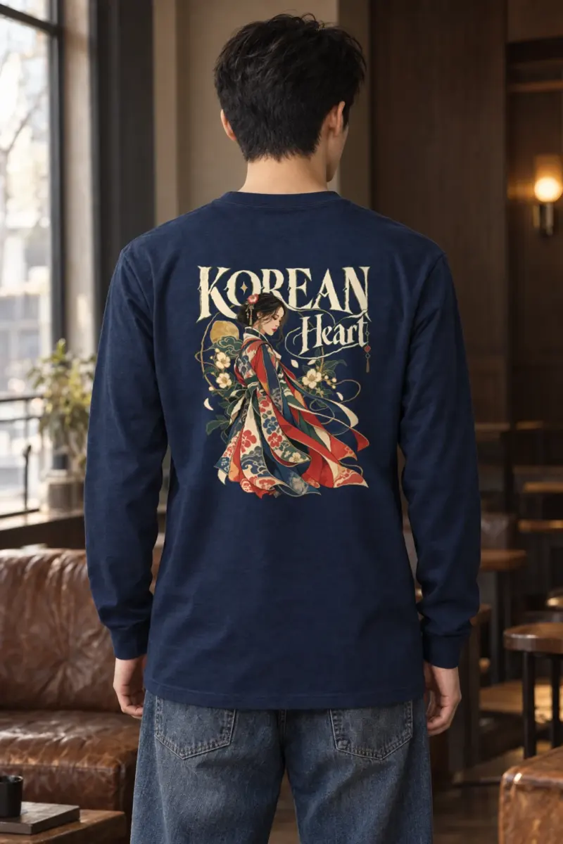 "Floral Robe Woman" Unisex Longsleeve T-shirt