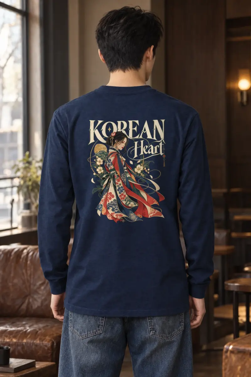 "Floral Robe Woman" Unisex Longsleeve T-shirt