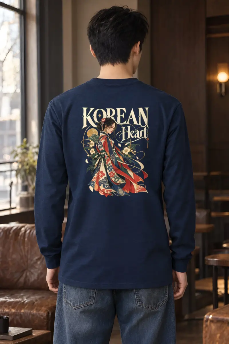 "Floral Robe Woman" Unisex Longsleeve T-shirt