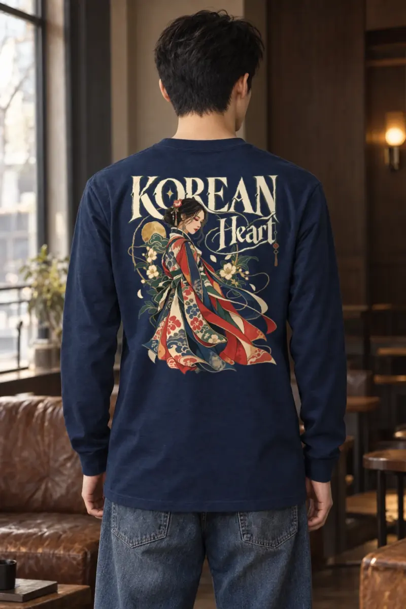 "Floral Robe Woman" Unisex Longsleeve T-shirt