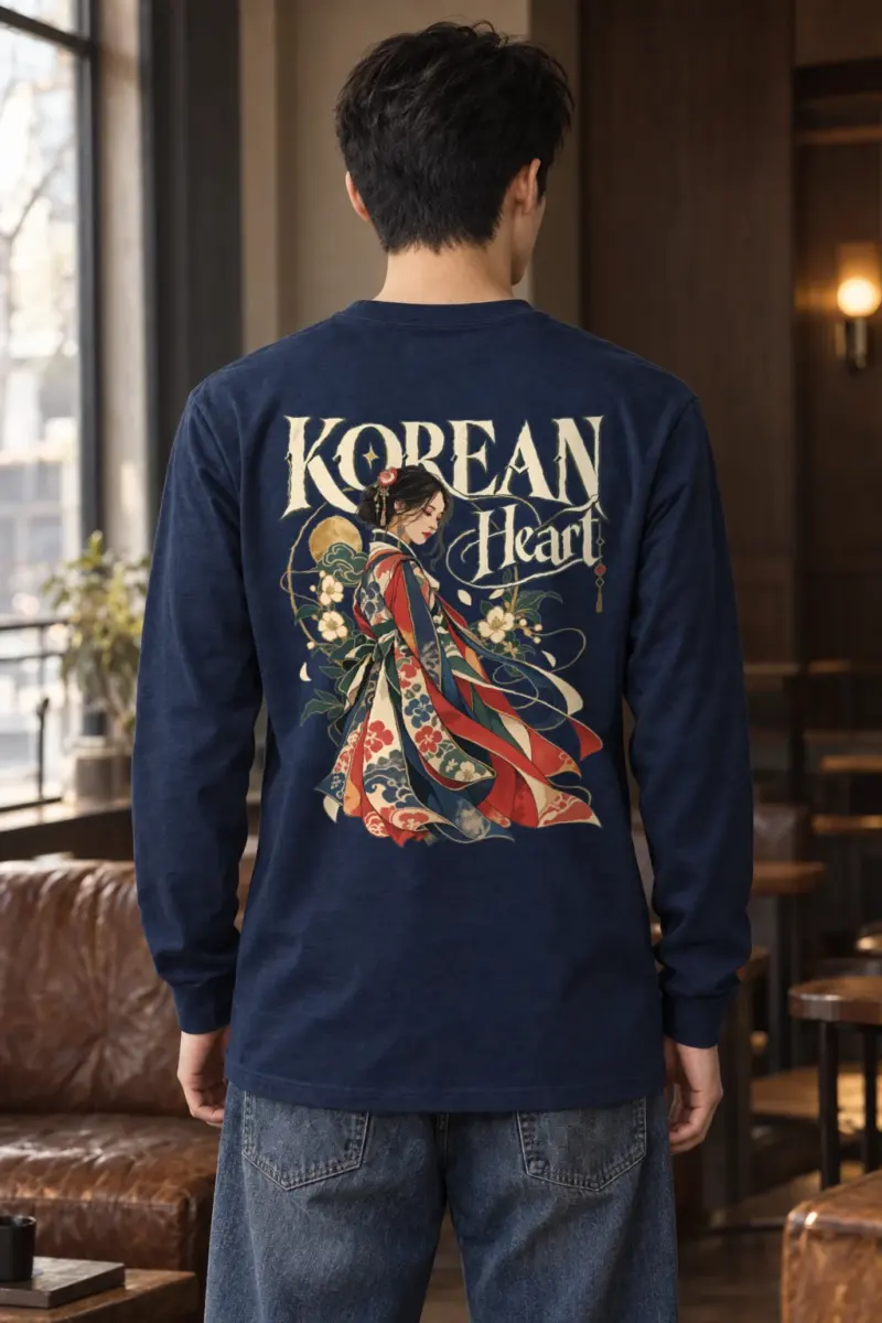 "Floral Robe Woman" Unisex Longsleeve T-shirt