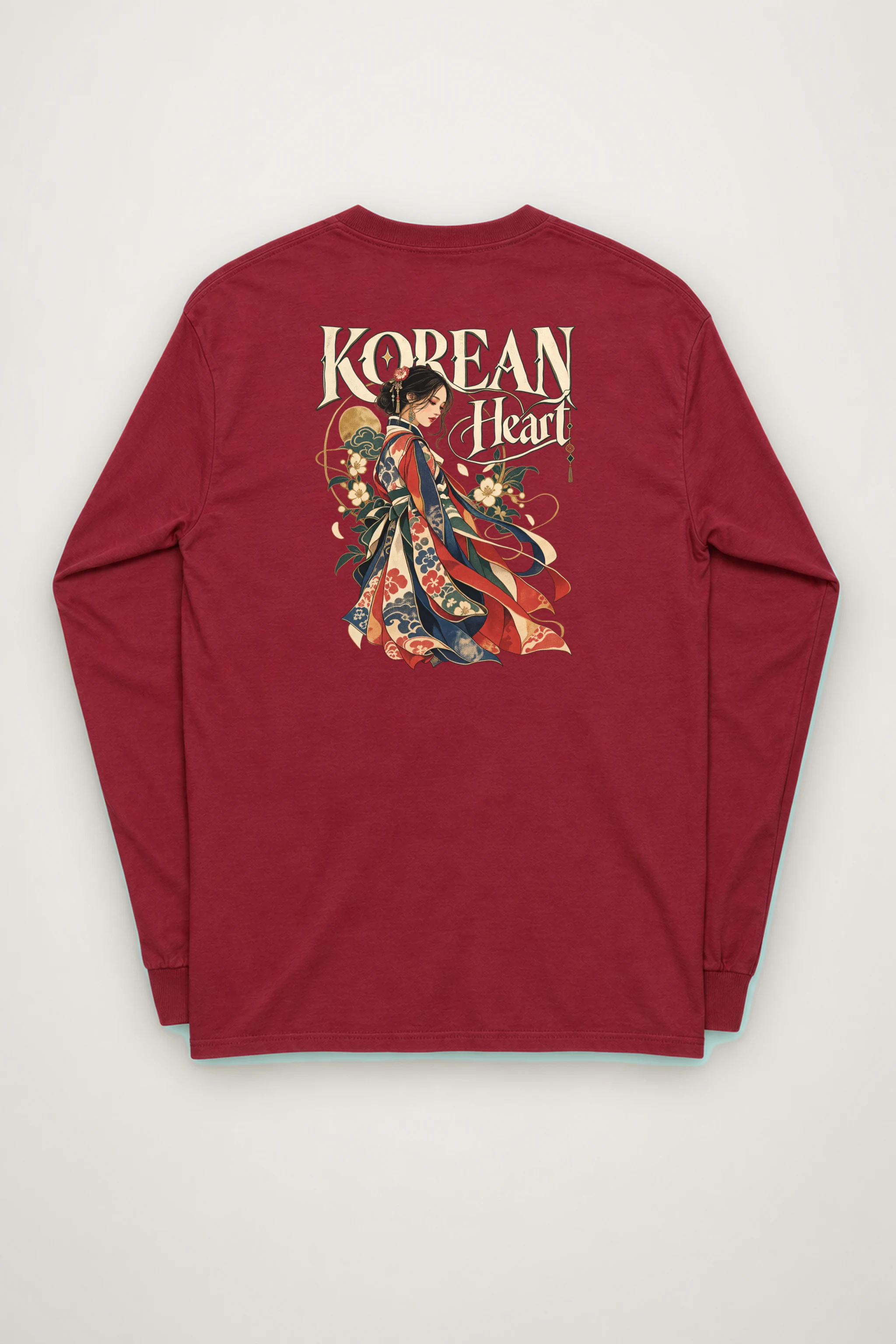 "Floral Robe Woman" Unisex Longsleeve T-shirt