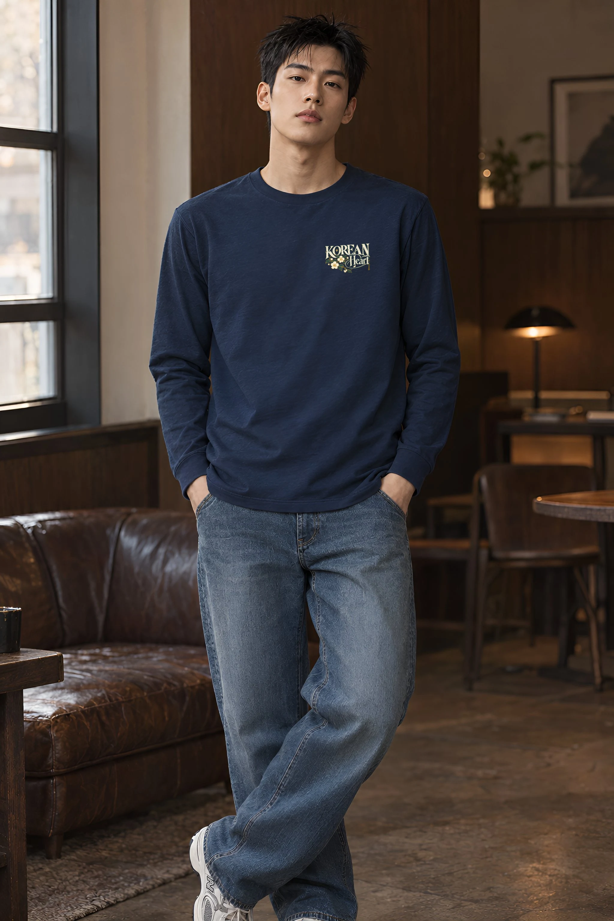 "Floral Robe Woman" Unisex Longsleeve T-shirt