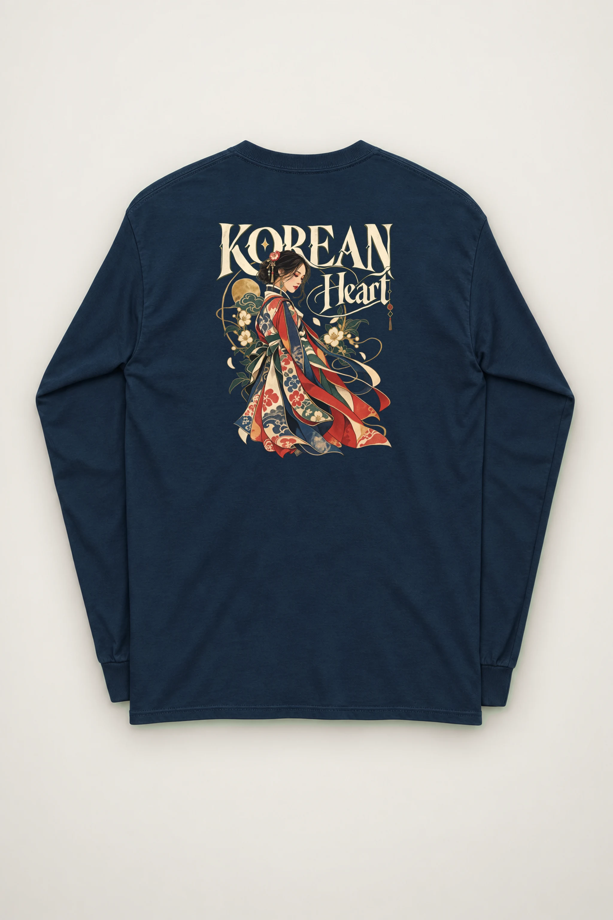 "Floral Robe Woman" Unisex Longsleeve T-shirt