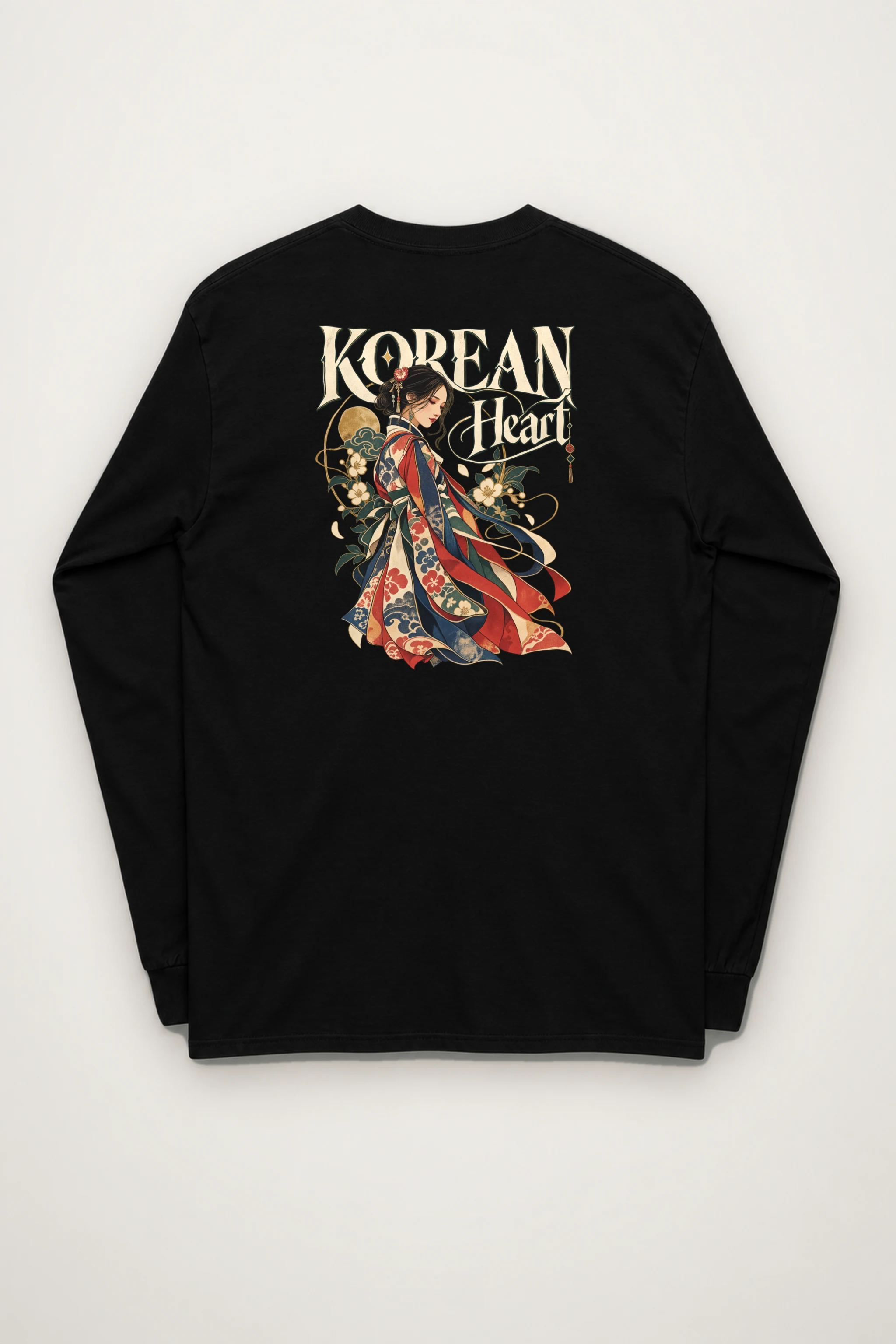 "Floral Robe Woman" Unisex Longsleeve T-shirt