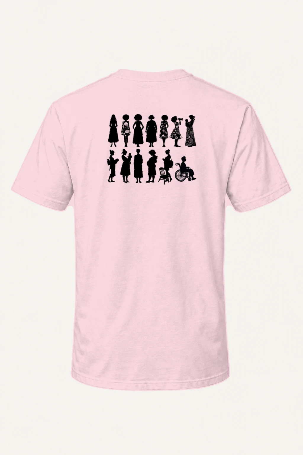 "Floral Sisterhood" Heavyweight Unisex Crewneck T-shirt | Gildan 5000