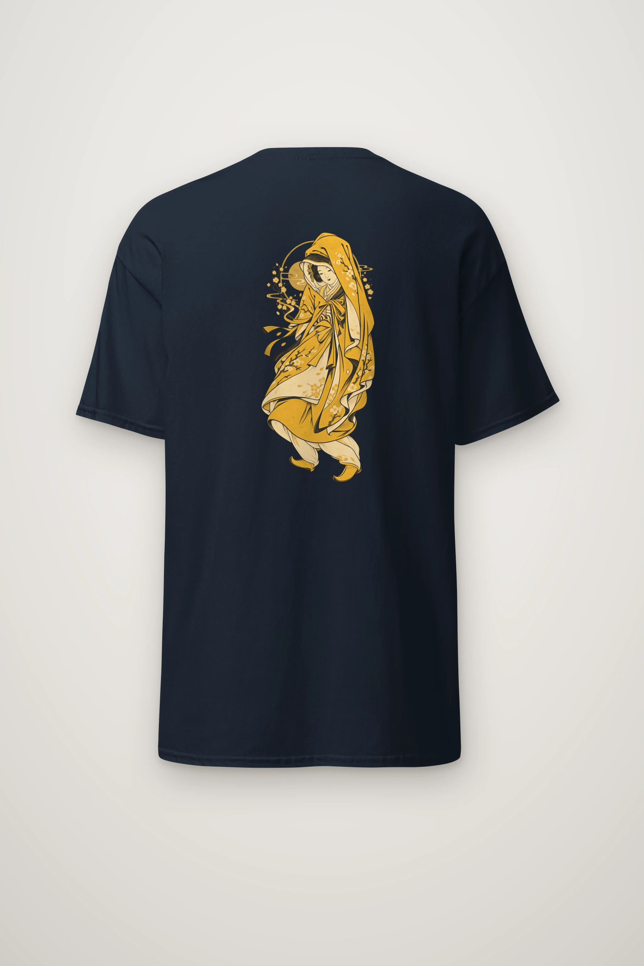 "Floral Veil" Heavyweight Unisex Crewneck T-shirt